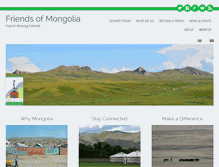 Tablet Screenshot of friendsofmongolia.org